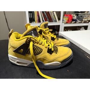 Nike Air Jordan 4 Retro Lightning GS Size 6YW7.5 - 408452-700